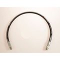 Alliance Hose & Rubber Co Ryco Hydraulic Hose Assembly, 1/2 In. x 12 In. 3000 PSI M+MS NPT, Synthetic Rubber T3008D-012-20902320-0808